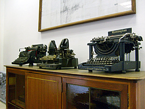 Írógépek a régmúltból